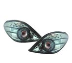 FEUX ARRIÈRE PEUGEOT 207 CC 06-12 LED CHROMÉ FUMÉ, Verzenden