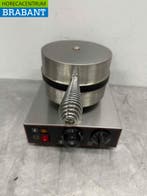 Gaufrier en acier inoxydable avec minuterie 230V, Articles professionnels, Verzenden