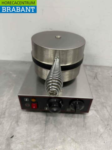 Gaufrier en acier inoxydable avec minuterie 230V, Articles professionnels, Verzenden