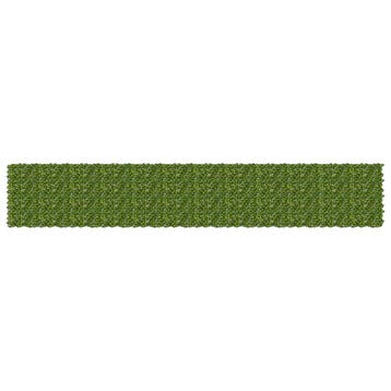vidaXL Balkonscherm met bladeren Groen en Geel 600 x 100 cm, Verzenden, Nieuw