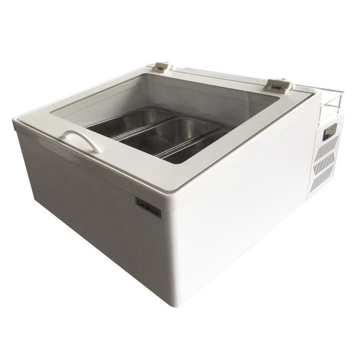 Schepijsvitrine | ICE V | Wit | 3x 5L | -15°C/-20°C |, Zakelijke goederen, Horeca | Keukenapparatuur, Nieuw in verpakking, Verzenden