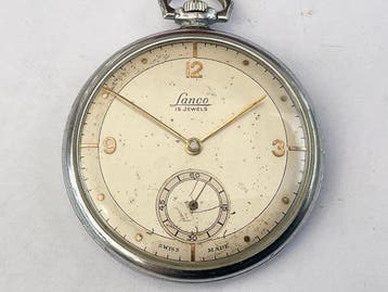 Lanco Swiss Made . 15J 1930 . Metallo . - 1900-1949, Nieuw
