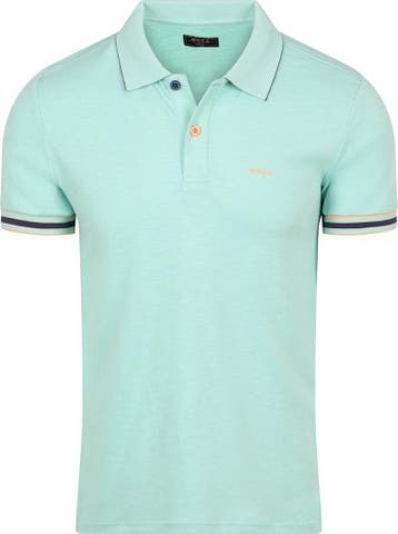 NZA Polo Bay Jacquard Mist Groen maat Maat 52/54 (L) Heren, Kleding | Heren, Maat 52/54 (L), New Zealand Auckland, Verzenden, Nieuw