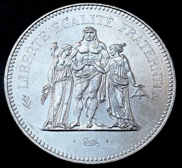 Frankrijk. 50 Francs 1978 Hercule (Zonder minimumprijs)
