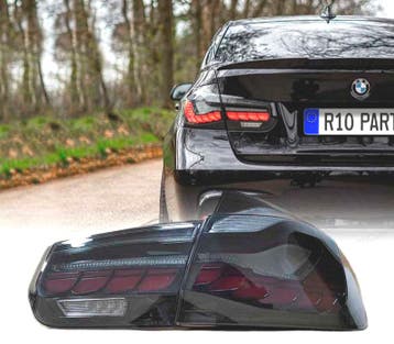 FEUX ARRIÈRE BMW F30 LIGHT BAR OLED FULL LED ROUGE FUMÉ, Auto-onderdelen, Verzenden, Nieuw