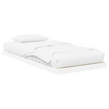 Vloer bedframe Wit 100x200cm - Budgetvriendelijk & ideaal..., Huis en Inrichting, 100 cm, Eenpersoons, Verzenden, Wit