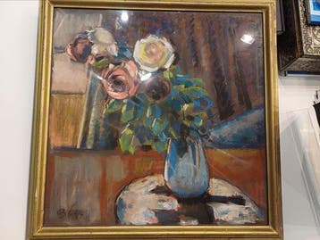 Paulo Ghiglia (1905-1979) - Vaso di rose