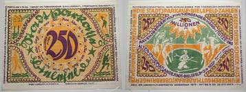 250 Millionen Mark 2 4 1922 Stadtsparkasse Bielefeld, Verzenden