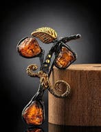 Spessartien - Zilver - Broche - Natuurgeïnspireerd, Verzamelen
