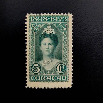 Curaçao 1923 - Regeringsjubileum Koningin Wilhelmina - NVPH, Postzegels en Munten, Gestempeld