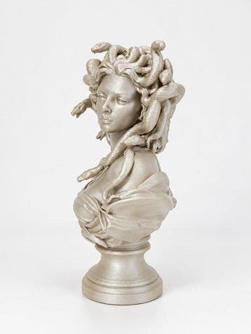 Buste, Medusa – Statuetta Busto Mitologico con Serpenti –
