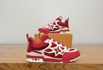 Louis Vuitton - LV Skate Red White - Sneakers - Maat: EU 44, Nieuw