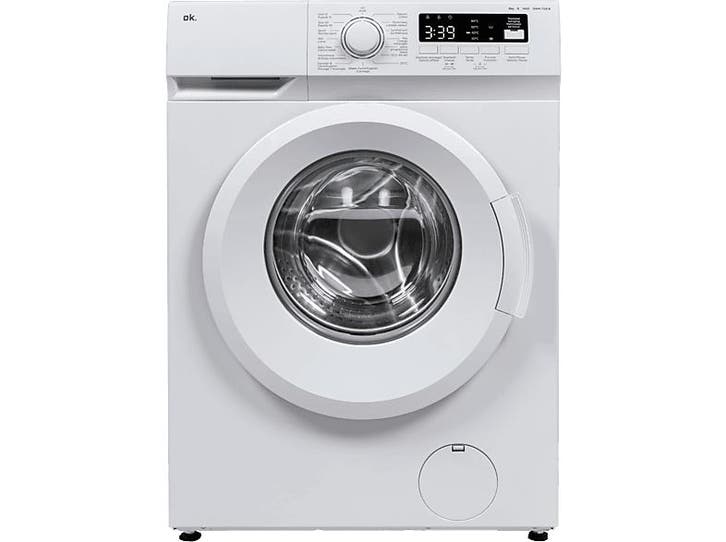 OK - Wasmachine Voorlader - 7 kg - Wit, Elektronische apparatuur, Wasmachines, 95 cm of meer, Nieuw, Voorlader, Energieklasse A of zuiniger