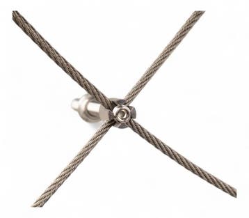 Plant Klimhulp kruisschroef Rvs Trellis 4mm, Verzenden, Nieuw