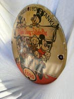 Zeldzaam Disney Esso reclamebord – Mickey Mouse, Donald Duck, Nieuw