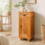 Kabinet - Hout, Marmer - Hoogte: 80 cm
