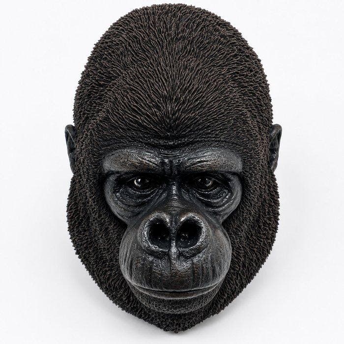 Wanddecoratie - Gorilla Head Wall Hanging Sculpture – 3D, Antiquités & Art, Art | Objets design