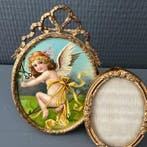 Cadre photo (2) - Laiton doré/cuivre - Listes antiques