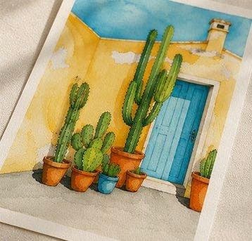Milagros Ochea - Puerta Azul