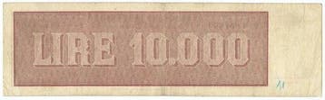 Italië. - 10.000 Lire 17/12/1947 Titolo Provvisorio -