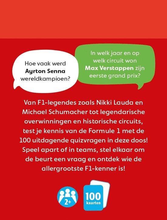 Lets Quiz! - Formule 1 9789044766813, Boeken, Hobby en Vrije tijd, Zo goed als nieuw, Verzenden