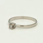 Bague - 14 carats Or blanc Diamant (Naturelle)