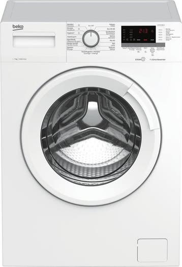 Beko WTV7712BLS1 - Wasmachine - 7 kg - 1400 tpm - SteamCure, Ophalen of Verzenden, Nieuw