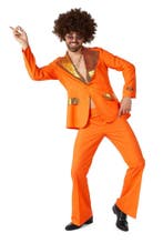 Oranje Disco Pak Heren Suitmeister, Kleding | Heren, Carnavalskleding en Feestkleding, Verzenden, Nieuw