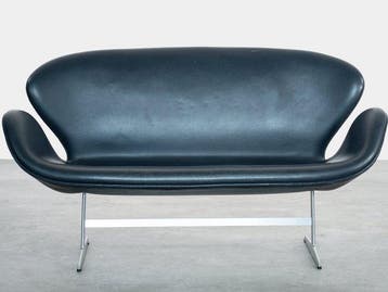 Fritz Hansen - Arne Jacobsen - Sofa - Swan 3321 - Leder,