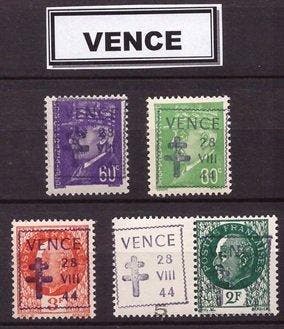 France 1944 - Rare : Lot Timbres libération des Alpes