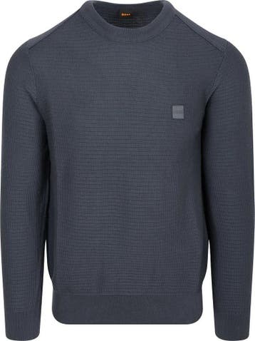 BOSS Trui Anion Navy maat Maat 48/50 (M) Heren, BOSS, Nieuw, Verzenden, Maat 48/50 (M)