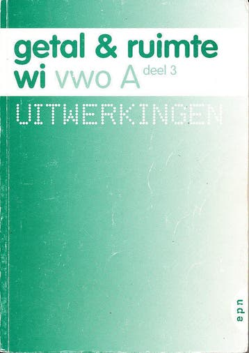Getal en Ruimte A VWO deel 3 Uitwerkingen, Verzenden, Nieuw