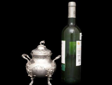 Belle Époque - Pot à sucre - French Rocaille .950 Silver &