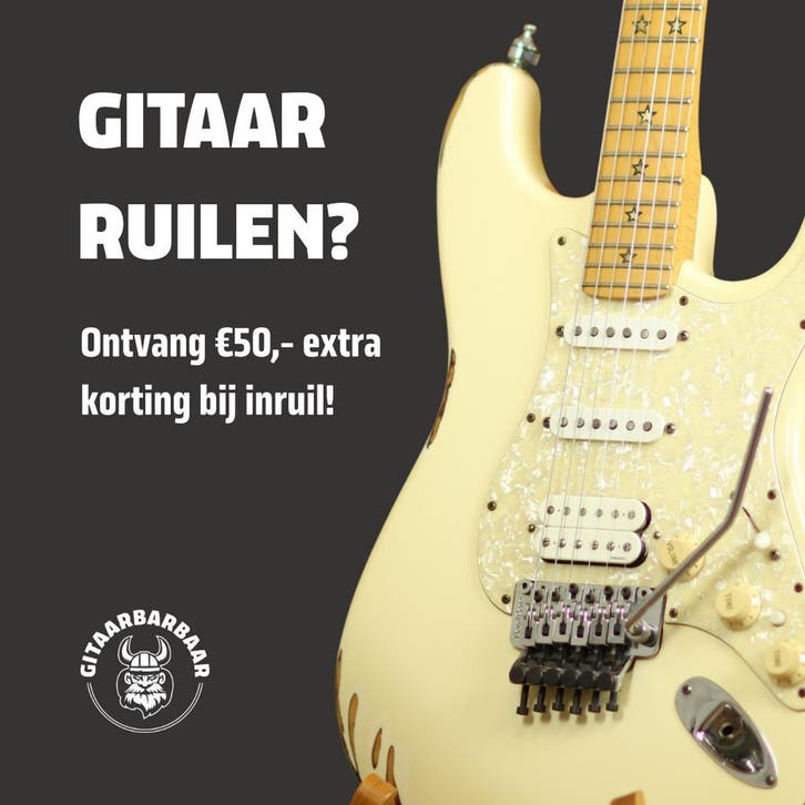 Elektrische gitaar inruilen? Ontvang €50 extra korting!, Muziek en Instrumenten, Snaarinstrumenten | Gitaren | Elektrisch, Zo goed als nieuw