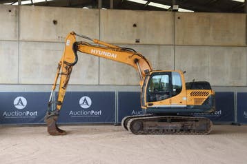 Veiling: Rupsgraafmachine Hyundai ROBEX140LC-9A Diesel 87kW, Articles professionnels, Ophalen