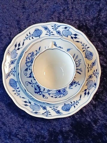 Meissen - Dessertservies (8) - Porselein