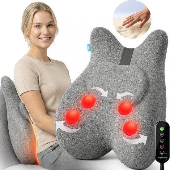 2dekans | Lifeproducts Massagekussen met Memory Foam -, Sport en Fitness, Massageproducten, Ophalen of Verzenden