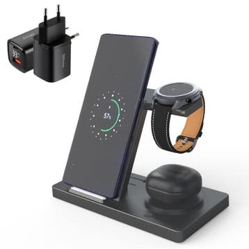 DrPhone Legend17– 5 in 1 Dock – Draadloze Oplaadstation –, Verzenden, Nieuw
