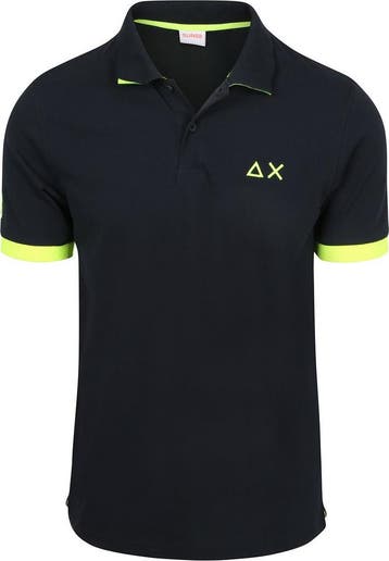 Sun68 Poloshirt Big Logo Fluo Navy maat Maat 52/54 (L) Heren, Verzenden