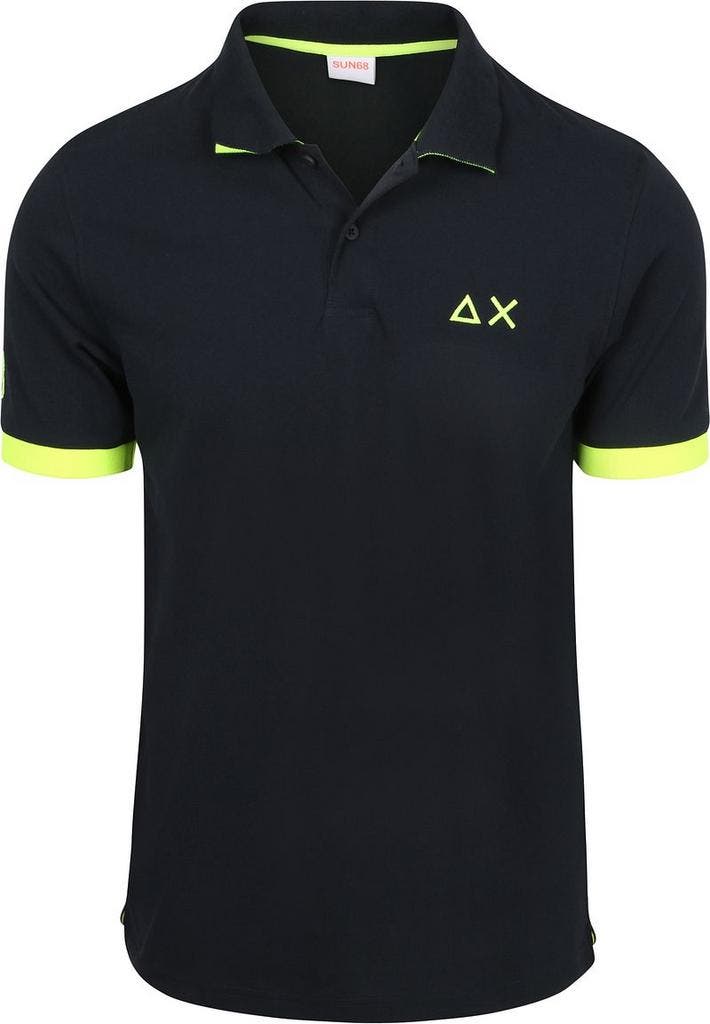 Sun68 Poloshirt Big Logo Fluo Navy maat Maat 52/54 (L) Heren, Vêtements | Hommes, Polos, Envoi