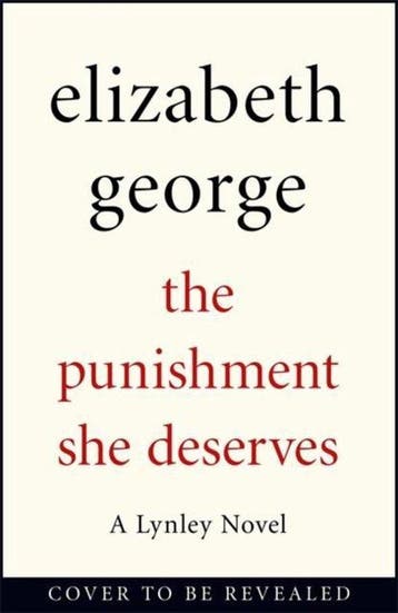 The Punishment She Deserves 9781444786620 Elizabeth George, Verzenden, Elizabeth George