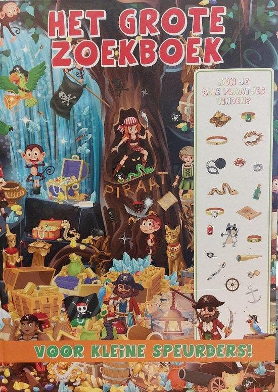 Het grote zoekboek voor kleine speurders! 8712459107156, Boeken, Overige Boeken, Gelezen, Verzenden