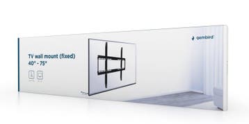 Gembird tv muurbeugel muur ophang beugel wand 37-70 inch, Verzenden, Nieuw