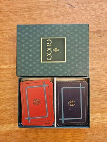Gucci - Jeu de poker - carton