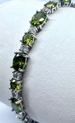 Zonder minimumprijs - Armband Zilver - 4.20ct. tw.