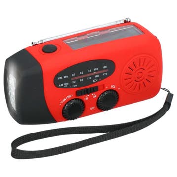 Carpoint Noodradio met Handslinger, Zaklamp en Powerbank, Verzenden, Nieuw