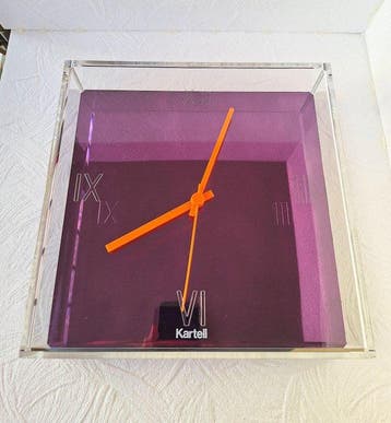 wandklok - Kartell Italiaans design Plastic, Acryl -