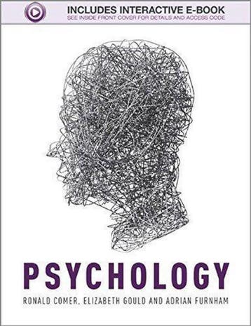 Psychology 9781119941262 Ronald Comer, Verzenden, Gelezen, Ronald Comer