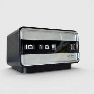 Flip klok - Sperry Remington Bauhaus Plastic - 1970-1980 -