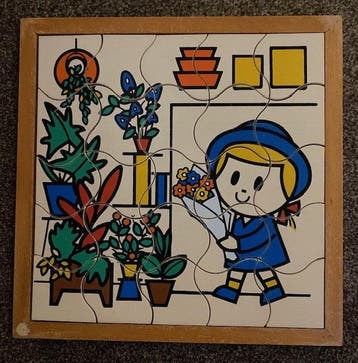 Rolf Puzzel in de bloemenwinkel (25 stukjes), Verzenden, Nieuw